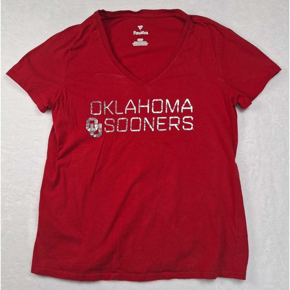 Tee Shirt Fanatics Red Oklahoma Sooners Medium T-Shirt